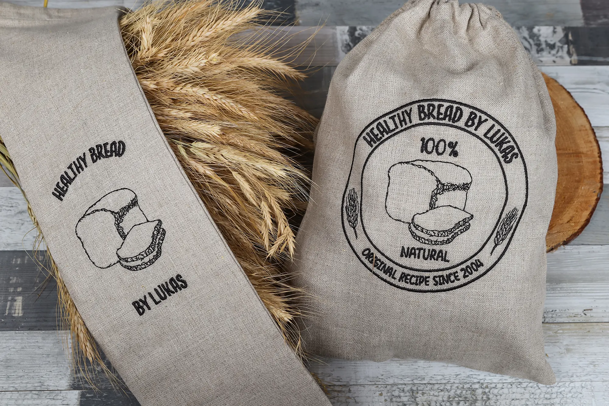 lniane worki na pieczywo